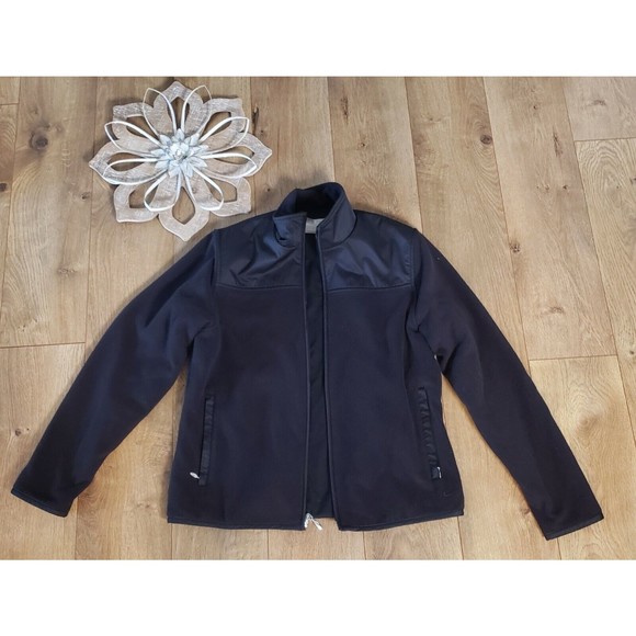 NIKE Women's Size S FIT THERMA Fleece Black Full Zip Jacket Excellent Condition! - Picture 3 of 5